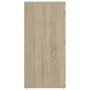 Plywood sideboard in Sonoma oak color 80x36x75 cm by vidaXL, Sideboards - Ref: Foro24-805773, Price: 78,58 €, Discount: %