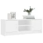 White engineered wood TV cabinet 102x30x37.5 cm by vidaXL, TV Furniture - Ref: Foro24-823253, Price: 60,98 €, Discount: %