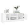 White engineered wood TV cabinet 102x30x37.5 cm by vidaXL, TV Furniture - Ref: Foro24-823253, Price: 60,98 €, Discount: %