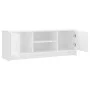White engineered wood TV cabinet 102x30x37.5 cm by vidaXL, TV Furniture - Ref: Foro24-823253, Price: 60,98 €, Discount: %