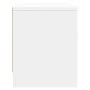 White engineered wood TV cabinet 102x30x37.5 cm by vidaXL, TV Furniture - Ref: Foro24-823253, Price: 60,98 €, Discount: %