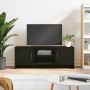 Schwarzer TV-Schrank aus Holzwerkstoff, 102 x 30 x 37,5 cm von vidaXL, TV-Möbel - Ref: Foro24-823254, Preis: 60,80 €, Rabatt: %