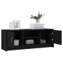 Schwarzer TV-Schrank aus Holzwerkstoff, 102 x 30 x 37,5 cm von vidaXL, TV-Möbel - Ref: Foro24-823254, Preis: 60,80 €, Rabatt: %