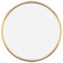 Espejo de pared redondo dorado Ø20 cm