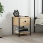 Sonoma oak engineered wood bedside table 34x35.5x45 cm by vidaXL, Nightstands - Ref: Foro24-825855, Price: 43,50 €, Discount: %