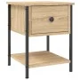 Nachttisch aus Sonoma-Eichenholzwerkstoff, 34 x 35,5 x 45 cm von vidaXL, Nachttische - Ref: Foro24-825855, Preis: 42,70 €, Ra...