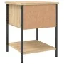 Nachttisch aus Sonoma-Eichenholzwerkstoff, 34 x 35,5 x 45 cm von vidaXL, Nachttische - Ref: Foro24-825855, Preis: 42,70 €, Ra...