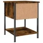 Smoked oak engineered wood bedside table 34x35.5x45cm by vidaXL, Nightstands - Ref: Foro24-825857, Price: 39,05 €, Discount: %
