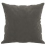 Cojines decorativos 2 uds terciopelo gris oscuro 40x40 cm