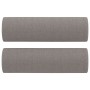 Cojines decorativos 2 uds tela gris taupe 15x50 cm