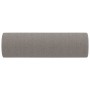 Cojines decorativos 2 uds tela gris taupe 15x50 cm