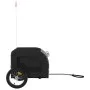 Bicycle trailer for pets, iron frame, Oxford fabric, black and grey. by vidaXL, pet strollers - Ref: Foro24-93832, Price: 95,...