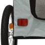 Bicycle trailer for pets, iron frame, Oxford fabric, black and grey. by vidaXL, pet strollers - Ref: Foro24-93832, Price: 95,...