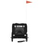 Haustier-Fahrradanhänger, Eisen-Oxford-Stoff, Schwarz von vidaXL, Kinderwagen für Haustiere - Ref: Foro24-93835, Preis: 100,3...