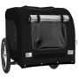 Remolque de bicicleta mascotas hierro tela Oxford negro de vidaXL, Cochecitos para mascotas - Ref: Foro24-93835, Precio: 87,8...