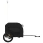 Haustier-Fahrradanhänger, Eisen-Oxford-Stoff, Schwarz von vidaXL, Kinderwagen für Haustiere - Ref: Foro24-93835, Preis: 98,39...