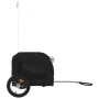Haustier-Fahrradanhänger, Eisen-Oxford-Stoff, Schwarz von vidaXL, Kinderwagen für Haustiere - Ref: Foro24-93835, Preis: 100,3...