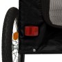 Haustier-Fahrradanhänger, Eisen-Oxford-Stoff, Schwarz von vidaXL, Kinderwagen für Haustiere - Ref: Foro24-93835, Preis: 100,3...