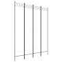 Biombo divisor de 4 paneles de tela blanco 160x200 cm en Divisores de ambientes | Comprar online en Foro24