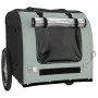 Bicycle pet trailer, iron frame, Oxford fabric in gray and black. by vidaXL, pet strollers - Ref: Foro24-93839, Price: 90,31 ...