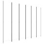 Biombo divisor de 6 paneles de tela blanco 300x220 cm