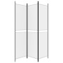 Biombo divisor de 3 paneles de tela blanco 150x200 cm en Divisores de ambientes | Comprar online en Foro24