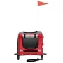 Haustier-Fahrradanhänger, Eisen-Oxford-Stoff, Rot, Grau von vidaXL, Kinderwagen für Haustiere - Ref: Foro24-93880, Preis: 93,...
