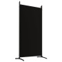 Biombo divisor de 5 paneles de tela negro 433x180 cm en Divisores de ambientes | Comprar online en Foro24