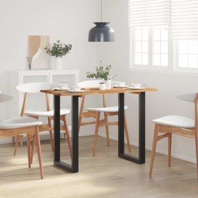 Mesa de comedor madera maciza de acacia 110x50x76 cm