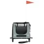 Fahrradanhänger für Haustiere, Eisen-Oxford-Gewebe, Schwarz/Grau von vidaXL, Kinderwagen für Haustiere - Ref: Foro24-93881, P...