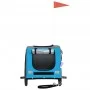 Pet Bicycle Trailer Iron Oxford Cloth Blue Gray by vidaXL, pet strollers - Ref: Foro24-93883, Price: 99,21 €, Discount: %