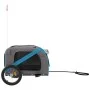 Pet Bicycle Trailer Iron Oxford Cloth Blue Gray by vidaXL, pet strollers - Ref: Foro24-93883, Price: 99,21 €, Discount: %