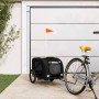 Haustier-Fahrradanhänger, Eisen-Oxford-Stoff, Schwarz von vidaXL, Kinderwagen für Haustiere - Ref: Foro24-93884, Preis: 92,25...