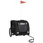 Haustier-Fahrradanhänger, Eisen-Oxford-Stoff, Schwarz von vidaXL, Kinderwagen für Haustiere - Ref: Foro24-93884, Preis: 92,25...