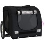 Haustier-Fahrradanhänger, Eisen-Oxford-Stoff, Schwarz von vidaXL, Kinderwagen für Haustiere - Ref: Foro24-93884, Preis: 92,25...