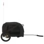 Remolque de bicicleta mascotas hierro tela Oxford negro de vidaXL, Cochecitos para mascotas - Ref: Foro24-93884, Precio: 90,8...
