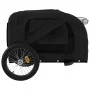 Remolque de bicicleta mascotas hierro tela Oxford negro de vidaXL, Cochecitos para mascotas - Ref: Foro24-93884, Precio: 90,8...