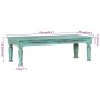 Mesa de centro de madera maciza reciclada 110x50x34 cm