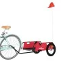 Roter Oxford Fahrradanhänger aus Eisen und Stoff von vidaXL, Fahrradanhänger - Ref: Foro24-94167, Preis: 75,69 €, Rabatt: %