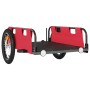 Roter Oxford Fahrradanhänger aus Eisen und Stoff von vidaXL, Fahrradanhänger - Ref: Foro24-94167, Preis: 77,11 €, Rabatt: %