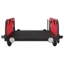 Roter Oxford Fahrradanhänger aus Eisen und Stoff von vidaXL, Fahrradanhänger - Ref: Foro24-94167, Preis: 75,69 €, Rabatt: %
