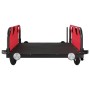 Roter Oxford Fahrradanhänger aus Eisen und Stoff von vidaXL, Fahrradanhänger - Ref: Foro24-94167, Preis: 77,11 €, Rabatt: %