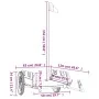 Fahrradanhänger aus Eisen und gelbem Oxford-Stoff von vidaXL, Fahrradanhänger - Ref: Foro24-94169, Preis: 80,19 €, Rabatt: %