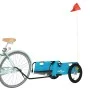Remolque para bicicletas hierro y tela Oxford azul de vidaXL, Remolques para bicicletas - Ref: Foro24-94170, Precio: 78,65 €,...