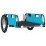 Remolque para bicicletas hierro y tela Oxford azul de vidaXL, Remolques para bicicletas - Ref: Foro24-94170, Precio: 78,65 €,...