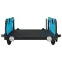Remolque para bicicletas hierro y tela Oxford azul de vidaXL, Remolques para bicicletas - Ref: Foro24-94170, Precio: 78,65 €,...