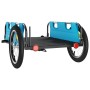 Fahrradanhänger aus Eisen und blauem Oxford-Stoff von vidaXL, Fahrradanhänger - Ref: Foro24-94170, Preis: 80,11 €, Rabatt: %