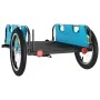 Remolque para bicicletas hierro y tela Oxford azul de vidaXL, Remolques para bicicletas - Ref: Foro24-94170, Precio: 78,65 €,...