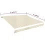 Cream white canvas awning 6x3 m (without structure) by vidaXL, Awnings - Ref: Foro24-141015, Price: 79,28 €, Discount: %