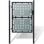 Puerta de valla de jardín negra 100x200 cm de vidaXL, Puertas de jardín - Ref: Foro24-141687, Precio: 199,50 €, Descuento: %